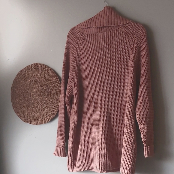 Paper Label knit cowl neck sweater 100 organic cotton Size S - Picture 2 of 5